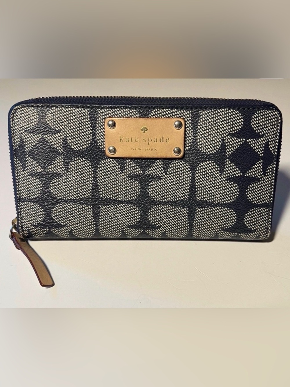 Kate Spade ♠️ Navy and Tan Woman’s Wallet